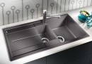 BLANCO 518878 drez METRA 6 S sivá skala bez excentru SILGRANIT PuraDur