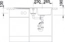 BLANCO 513230 drez METRA 6 S antracit bez excentru SILGRANIT PuraDur