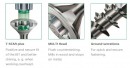 SPAX skrutka 6x60/37 zápustná hlava TXS, W, 4C MH, nerez A2, čiastočný závit