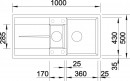 BLANCO 513230 drez METRA 6 S antracit bez excentru SILGRANIT PuraDur