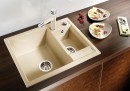BLANCO 516157 drez METRA 6 biela s excentrom SILGRANIT PuraDur