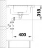 BLANCO 516179 drez METRA 6 antracit bez excentru SILGRANIT PuraDur