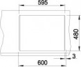 BLANCO 516179 drez METRA 6 antracit bez excentru SILGRANIT PuraDur