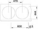 BLANCO 513310 Drez RONDOSET 3 1/2" nerez leštená bez excentra