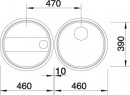 BLANCO 513310 Drez RONDOSET 3 1/2" nerez leštená bez excentra