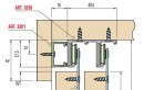 SISCO 200GF lišta horná alu 150cm
