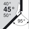 BLUM 79A9658.T uhlový typ I skrutka 45/95°