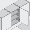 BLUM 71M2790B vložený Inserta 100°