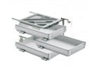 HETTICH 20711 Kontajner set 530/392 alu finiš