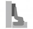 HETTICH 1078665 Záves Slide-on 2333 T43 k zalisovaniu
