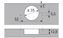 HETTICH 73936 Intermat 9944 W-30 T42 K12
