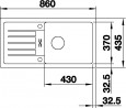 BLANCO 524238 drez FAVUM XL 6 S kávová bez excentru SILGRANIT