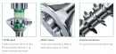 SPAX skrutka 4x80/37 zápustná hlava TXS, W, 4C MH, čiastočný závit