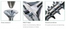 SPAX skrutka 3,5x35/23 zápustná hlava PZ, W, 4C MH, čiastočný závit
