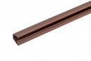 StrongLumio Elektroinštalačná lišta 12x7mm samolepiaca imitácia dreva tmavá 2m