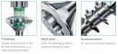SPAX skrutka 6x60/37 zápustná hlava TXS,W,4C MH, čiastočný závit