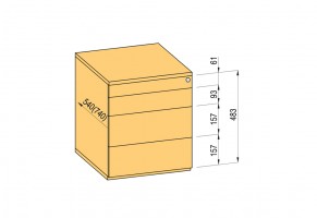 K-BBP kontaj. TipAer komplet 540mm typ 1/ver. 9 (kov.zás.,čiast. výs.,bezúch)