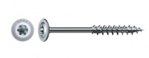 SPAX skrutka 8x400/80 tanierová hlava TXS, W, 4C, čiastočný závit