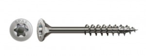 SPAX skrutka 6x100/61 zápustná hlava TXS, W, 4C MH, nerez A2, čiastočný závit