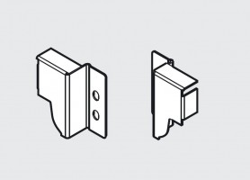 BLUM Z30M000S.45 držiak chrbta Space Corner "M" biely P+L