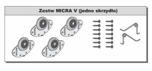 SEVROLL 10224 Micra V sada kovanie pre 1 krídlo