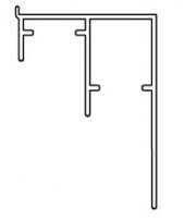 SISCO 1330 AF/alu lišta spodná 600cm