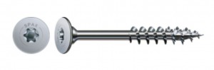 SPAX skrutka 4x34/16 plochá hlava T20, čiastočný závit, nikel