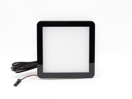 LED bodovka CIRAT 12V 3W čierna biela teplá