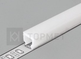 StrongLumio krycia lišta C1 k profilu HI8 naklápavacia mliečna 4100mm