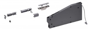 IF KIARO S spodná klopna s tlmením farba Gunmetal pre hl. 600mm