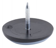 STRONG Klzák klincový s teflónom, priemer 25 mm, sivý