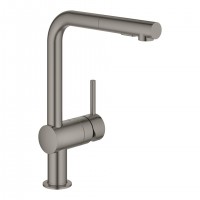 GROHE 30274AL0 Batéria MINTA L-výpusť kartačovaný Hard Graphite