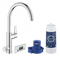 GROHE 30385000 Blue Pure BauCurve ŠTARTOVNÁ SADA C-výpusť chrom