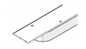 HAWA 25486 Folding Concepta 25 horné profil 2120mm ľavý čierna