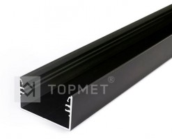 TM-profil LED Lowi alu čierny 2000mm