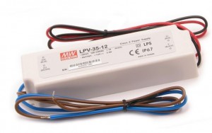 Napájací zdroj MEAN WELL LPV-35-24, 24V, 35W, IP67