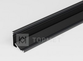 TM-profil LED Cabi12E alu čierny 2000mm