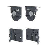 HETTICH 9247529 Quadro 4D sada spojok 2x predná spojka + 2x zadné nastavenie