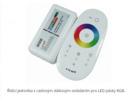 Diaľkový ovládač + prijímač pre LED RGB