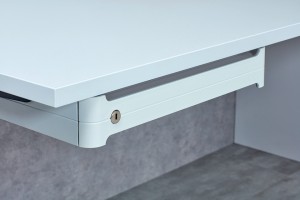 BBP Zásuvka pod stôl OrgaWork vrátane plnovýsuvov s doťahom biela
