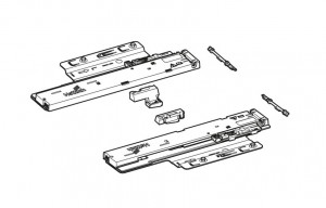 HETTICH 9257896 Quadro You mechanismus P2Os 350-600mm/10-30kg