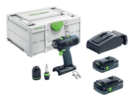 FESTOOL 576446 Akumulátorový vrtací skrutkovač T 18+3 HPC 4,0 I-Plus