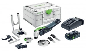 FESTOOL 576593 Akumulátorový oscilátor OSC 18 HPC 4,0 EI-Set VECTURO