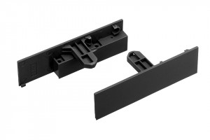 StrongMax 16 držiaky čelného profilu vnútornej zásuvky 121 mm, čierna