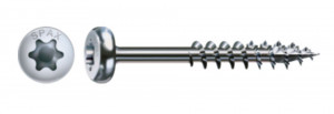 SPAX skrutka 6x100/61 polguľatá hlava TXS,W,4C, čiastočný závit