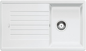 BLANCO 516740 drez ZIA 45 SL biela bez excentru SILGRANIT PuraDur