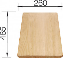 BLANCO 225685 príslušenstvo krájacia doska drevená 465 x 260 mm