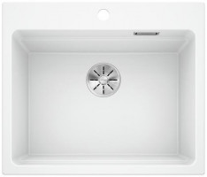 BLANCO 524543 drez ETAGON 6 biela SILGRANIT® PuraDur® bez excentru