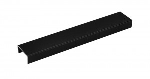 SEVROLL profil "U" pro lamino 18mm 3m čierna mat