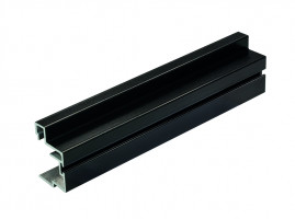 SEVROLL 05306 Faworyt II úchytová lišta 16/18mm 2,7m čierna mat